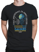 Officially Licensed Nasa Galileo Jupiter Mission Tribute Men's T-shirt
