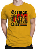 German Bier Castle Emblem Design Men's T-shirt