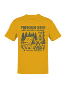 Fireside Premium Beer Graphic Men's T-shirt