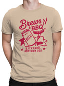 Backyard Brews & BBQ Fun Men's T-shirt