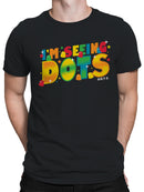 Officially Licensed Dots Vibrant "I'm Seeing Dots" Men's T-shirt