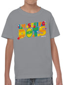 Officially Licensed Dots Vibrant "I'm Seeing Dots" Youth's T-shirt