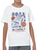 Officially Licensed Dots Classic Gumdrops Design 1945 Youth's T-shirt