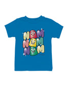 Officially Licensed Dots Colorful Candy Faces Delight Youth's T-shirt