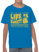 Officially Licensed Dots Life is Sweet! Fruit Candy  Youth's T-shirt