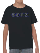 Officially Licensed Dots Retro Milk Duds Candy Youth's T-shirt