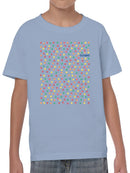 Officially Licensed Dots Candy Colorful Pattern Design Youth's T-shirt