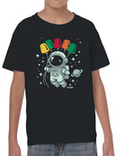 Officially Licensed Dots Astro Jelly Balloon Adventure Youth's T-shirt