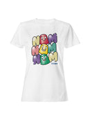 Officially Licensed Dots Colorful Candy Faces Delight Women's T-shirt