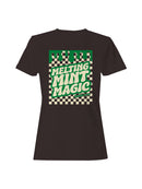 Officially Licensed Junior Mints Melting Mint Magic Design Women's T-shirt