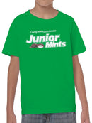 Officially Licensed Junior Mints Creamy Chocolate Mint Delight Youth's T-shirt