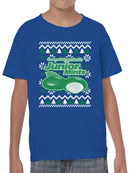 Officially Licensed Junior Mints Minty Holiday Design Youth's T-shirt