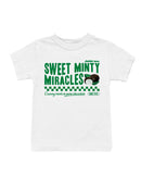 Officially Licensed Junior Mints Sweet Minty Miracles Design Youth's T-shirt