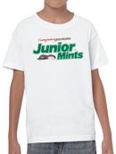 Officially Licensed Junior Mints Creamy Chocolate Mints Youth's T-shirt