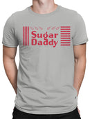 Officially Licensed Sugar Babies Sugar Daddy Red Striped  Men's T-shirt