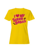 Officially Licensed Sugar Babies I Love My Sugar Babies Candy Women's T-shirt