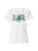 Officially Licensed Coca Cola Vintage Coke Bottle Art Women's T-shirt
