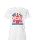 Officially Licensed Coca Cola Retro Pop Art Women's T-shirt