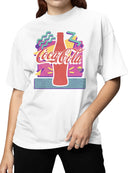 Officially Licensed Coca Cola Retro Pop Art Women's T-shirt