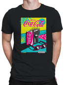 Officially Licensed Coca Cola Tropical Vibes Poster Men's T-shirt