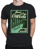 Officially Licensed Coca Cola Vintage Ad: Ice Cold Delight Men's T-shirt