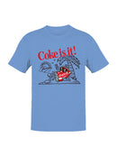 Officially Licensed Coca Cola Coke is It! Vintage Beach Vibes Men's T-shirt