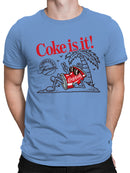 Officially Licensed Coca Cola Coke is It! Vintage Beach Vibes Men's T-shirt