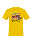 Officially Licensed Coca Cola Classic Tacos Truck Art Men's T-shirt