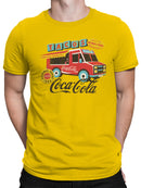Officially Licensed Coca Cola Classic Tacos Truck Art Men's T-shirt