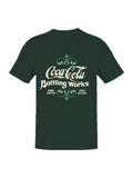 Officially Licensed Coca Cola Vintage Bottling Design Men's T-shirt