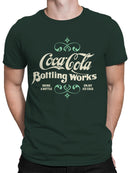 Officially Licensed Coca Cola Vintage Bottling Design Men's T-shirt