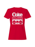 Officially Licensed Coca Cola Coke Play Refreshed Boombox Women's T-shirt