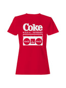 Officially Licensed Coca Cola Coke Play Refreshed Boombox Women's T-shirt