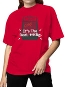 Officially Licensed Coca Cola Coke Amp: It's The Real Thing Women's T-shirt