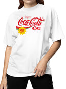 Officially Licensed Coca Cola Enjoy Coca-Cola Retro Logo Women's T-shirt