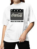 Officially Licensed Coca Cola Amplifier Design Art Women's T-shirt