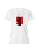 Officially Licensed Coca Cola Classic Bottle Art Women's T-shirt