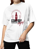 Officially Licensed Coca Cola Coke World Tour Graphic Women's T-shirt