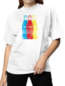 Officially Licensed Coca Cola Vibrant Pop Art Women's T-shirt