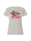 Officially Licensed Coca Cola Have a Coke and Smile Women's T-shirt