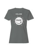 Officially Licensed Coca Cola Volume Dial Graphic Women's T-shirt