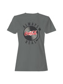 Officially Licensed Coca Cola Always Real Vinyl Design Women's T-shirt