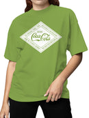 Officially Licensed Coca Cola Vintage Diamond Logo Women's T-shirt