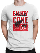 Officially Licensed Coca Cola Vintage Refreshment Ad Men's T-shirt