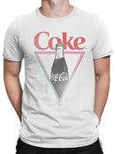 Officially Licensed Coca Cola Retro Coke Bottle Neon Men's T-shirt