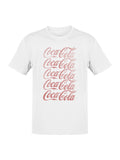 Officially Licensed Coca Cola Vintage Logo Design Men's T-shirt