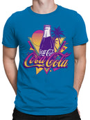 Officially Licensed Coca Cola Retro Coke : Neon Vibes Men's T-shirt