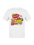 Officially Licensed Coca Cola Retro Coke Pop Fizz Refresh Men's T-shirt
