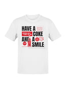 Officially Licensed Coca Cola Vintage Refreshing Design Men's T-shirt
