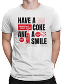 Officially Licensed Coca Cola Vintage Refreshing Design Men's T-shirt